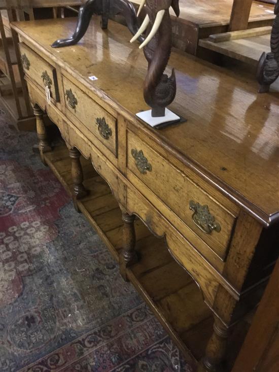 Georgian style oak dresser